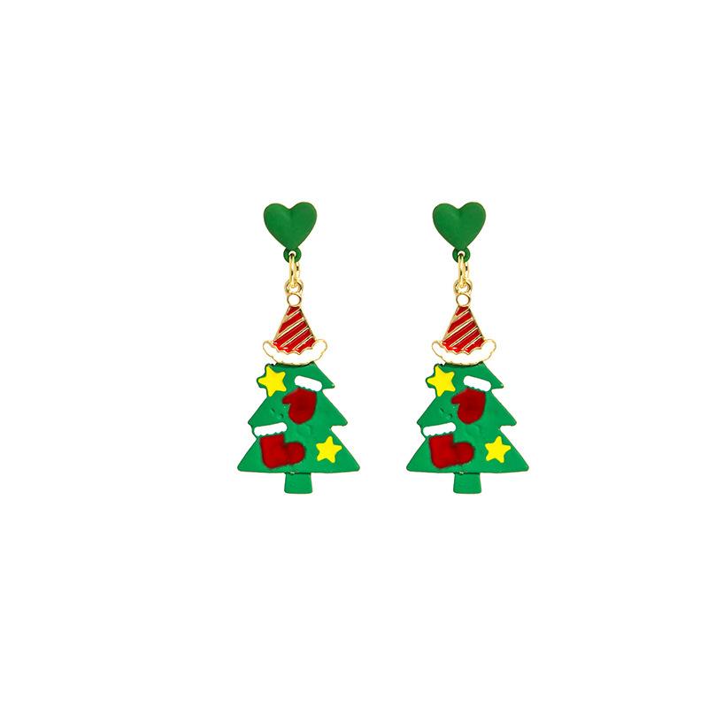 Autumn And Winter New Products Are On The Market, Christmas Tree Holiday Color Matching Earrings, Fun Cartoon Earrings, Women
Autumn And Winter New Products Are On The Market, Christmas Tree Holiday Color Matching Earrings, Fun Cartoon Earrings, Women
