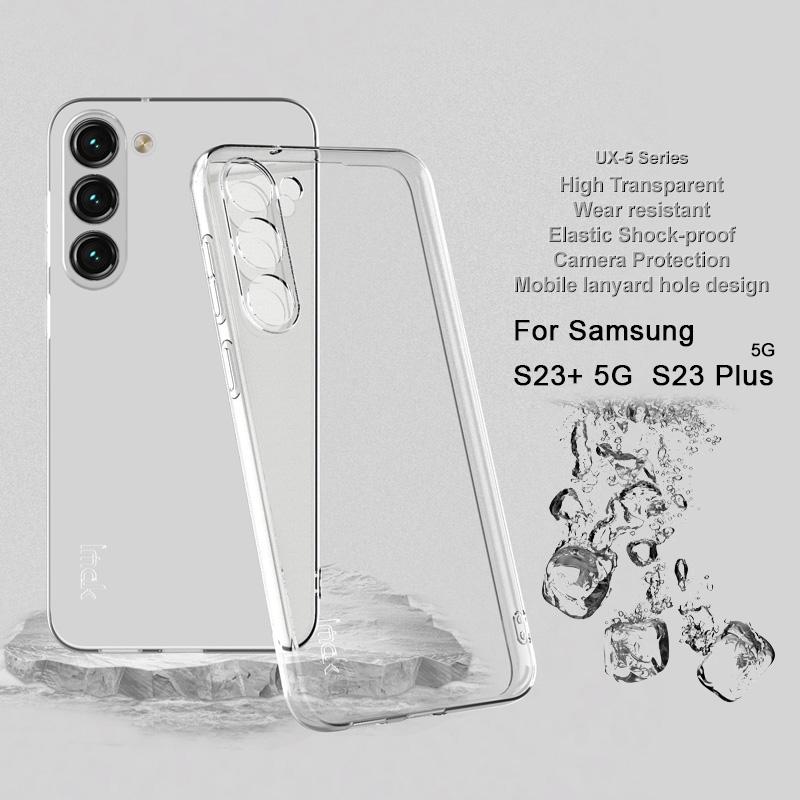 IMAK UX-5 Series for Samsung Galaxy S23+ Phone TPU Case Anti-scratch Clear Phone Cover Transparent
IMAK UX-5 Series for Samsung Galaxy S23+ Phone TPU Case Anti-scratch Clear Phone Cover Transparent