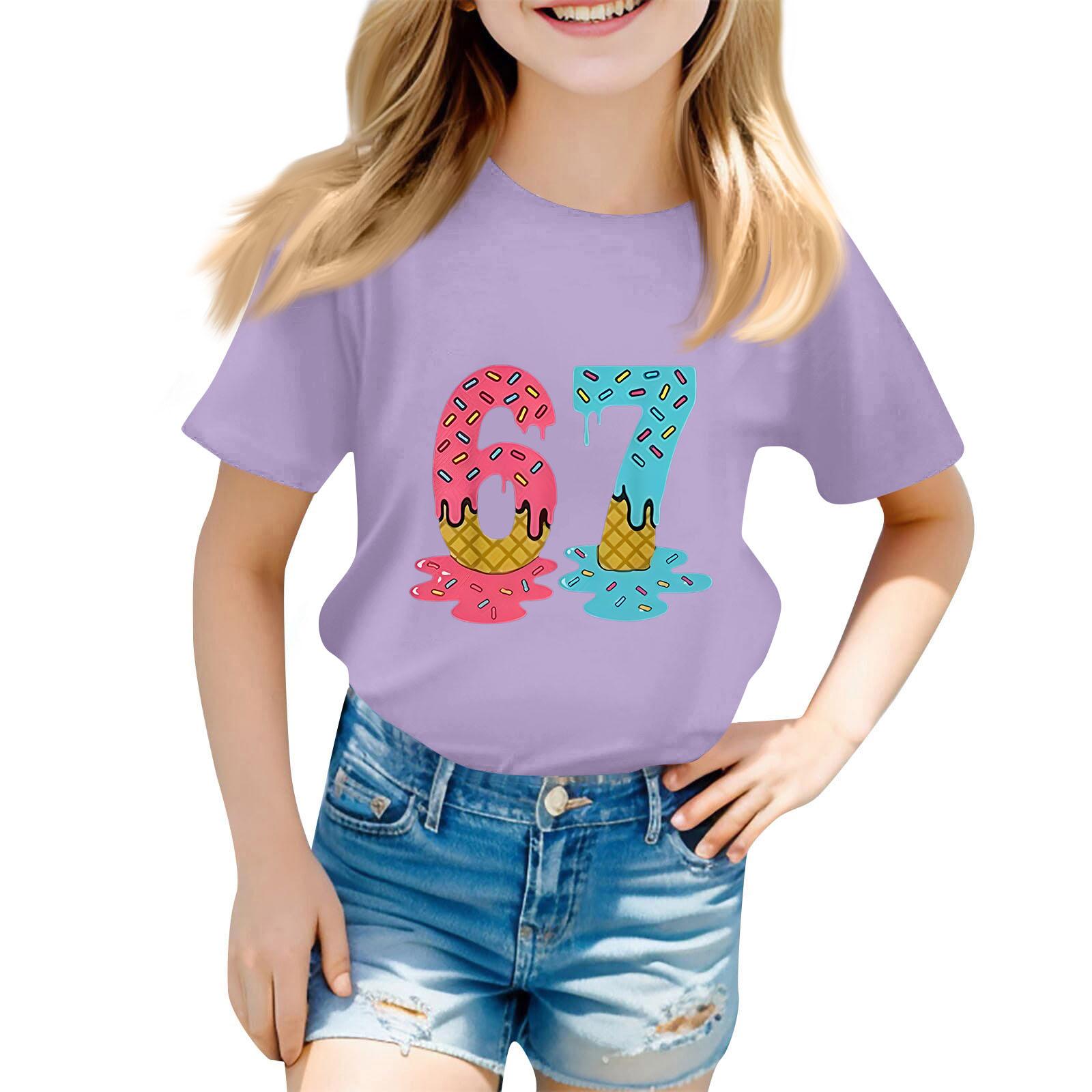 Children s Fashion Casual Printed Neck Short Sleeve T,Shirt Top 150 фіолетовий
Children s Fashion Casual Printed Neck Short Sleeve T,Shirt Top 150 фіолетовий