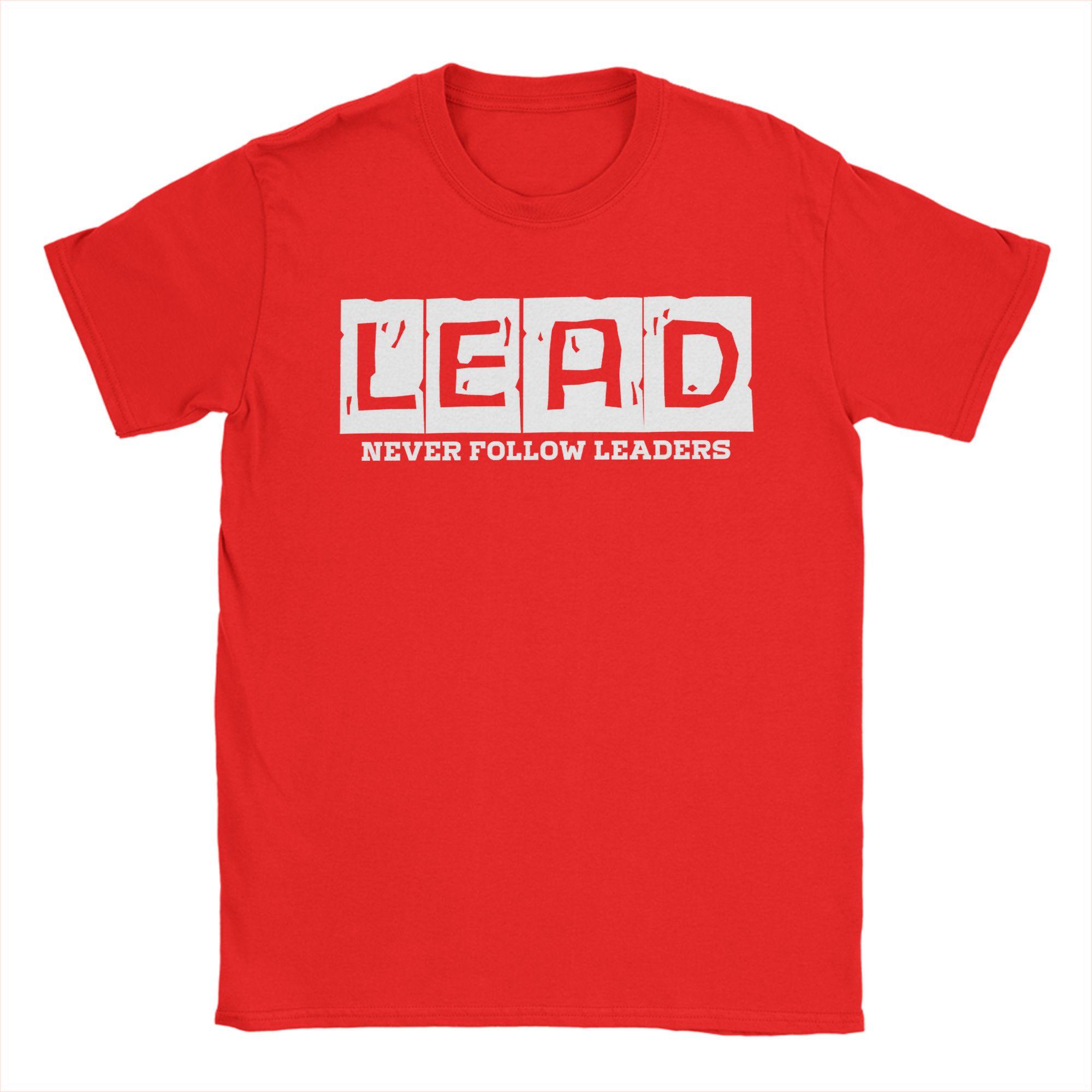 Funny leader never follow leaders TShirts for Men Round Collar Pure Cotton T Shirts Short Sleeve Tee Shirt Summer Clothing S
Funny leader never follow leaders TShirts for Men Round Collar Pure Cotton T Shirts Short Sleeve Tee Shirt Summer Clothing S