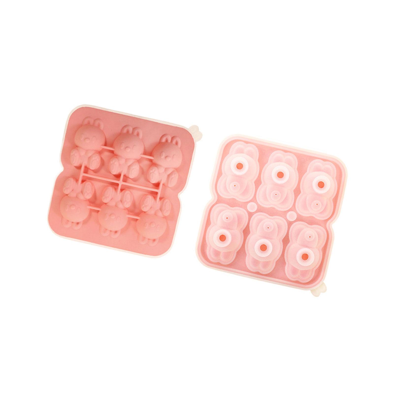 Легко извлечь лед из формы. Милая форма кролика. Форма для льда. Гибкий силиконовый льдогенератор для коктейлей, кофе. Долговечный. розовый
Легко извлечь лед из формы. Милая форма кролика. Форма для льда. Гибкий силиконовый льдогенератор для коктейлей, кофе. Долговечный. розовый