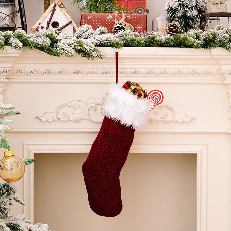 Knitted Delightful Christmas Stockings In Festive Shades For Adding Cheer To Decor Holiday White Red Socks
Knitted Delightful Christmas Stockings In Festive Shades For Adding Cheer To Decor Holiday White Red Socks