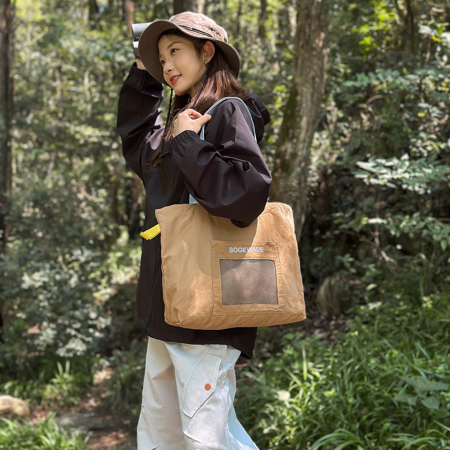 New nylon pocket shopping bag Japanese and Korean new literary and artistic large-capacity shoulder bag хаки
New nylon pocket shopping bag Japanese and Korean new literary and artistic large-capacity shoulder bag хаки
