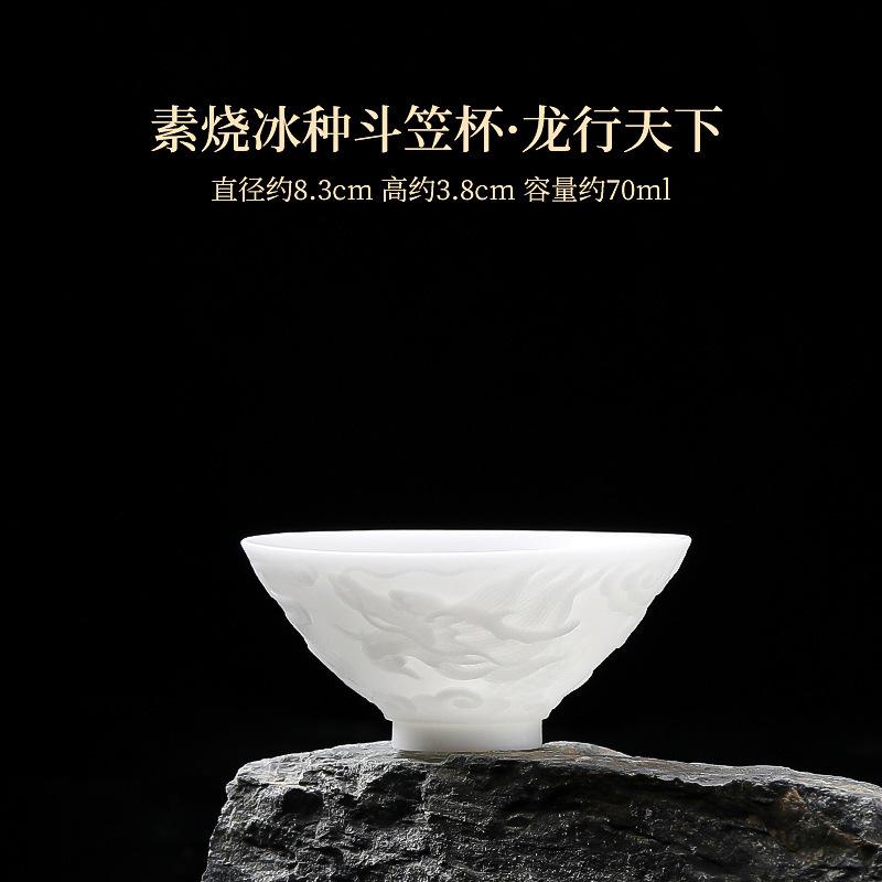 Ice-grade Ceramic Tea Cup Hand Carved Hat Cups Teacup Chinese Teaware Porcelain Gift Jingdezhen Home Drinkware Mate Pair Unique
Ice-grade Ceramic Tea Cup Hand Carved Hat Cups Teacup Chinese Teaware Porcelain Gift Jingdezhen Home Drinkware Mate Pair Unique