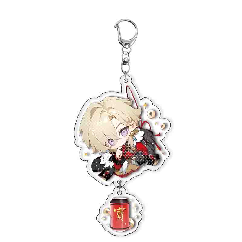 Game Honkai Star Rail Keychain For Tingyun Aventurine Jade Rappa Aglaea Pendant Keyring Jewelry Fans Friends Gifts 6 cm
Game Honkai Star Rail Keychain For Tingyun Aventurine Jade Rappa Aglaea Pendant Keyring Jewelry Fans Friends Gifts 6 cm