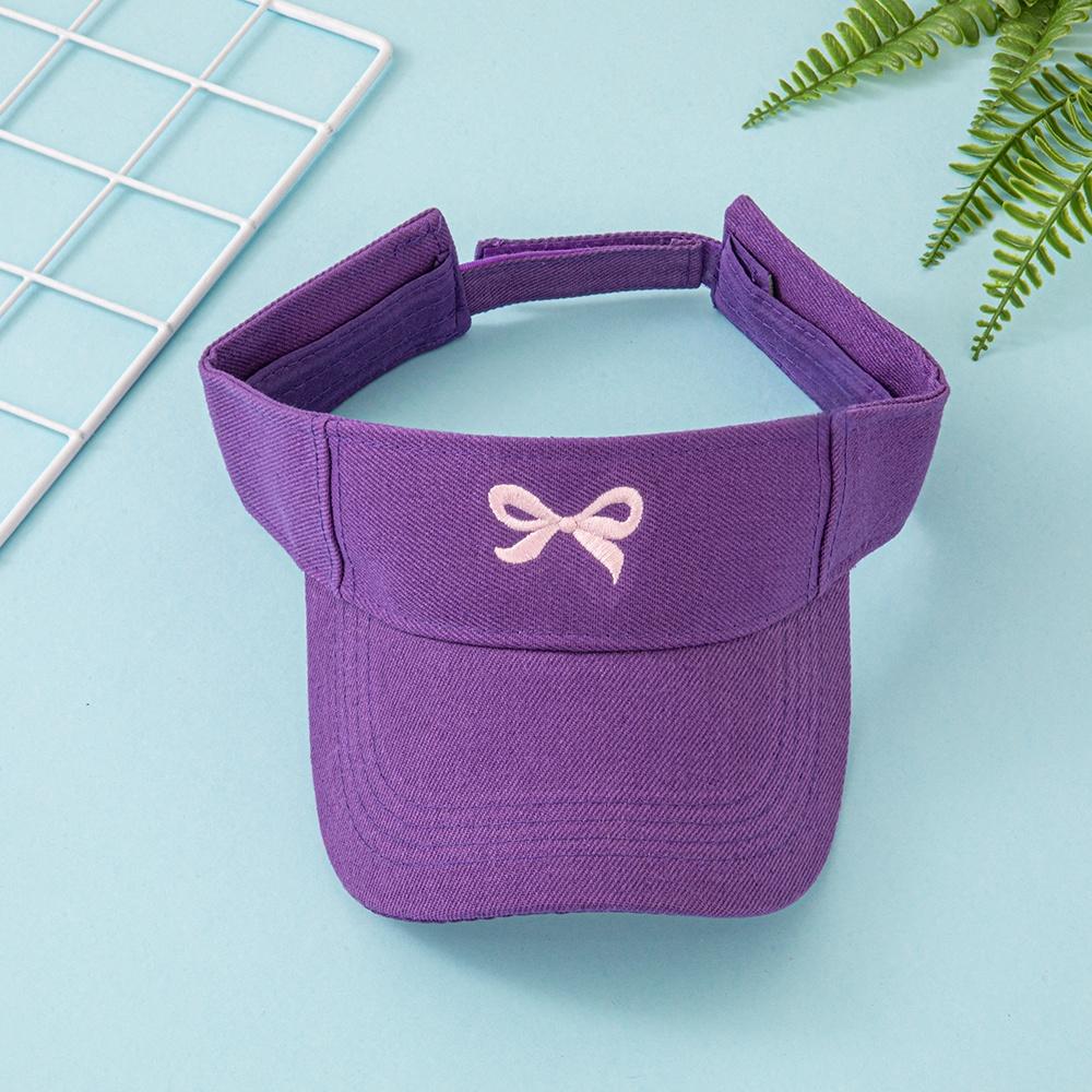 Women s Cute Bow Embroidered Sun Visor Hat - Adjustable Cotton Empty Top Cap for Summer Outdoor & Beach фіолетовий
Women s Cute Bow Embroidered Sun Visor Hat - Adjustable Cotton Empty Top Cap for Summer Outdoor & Beach фіолетовий