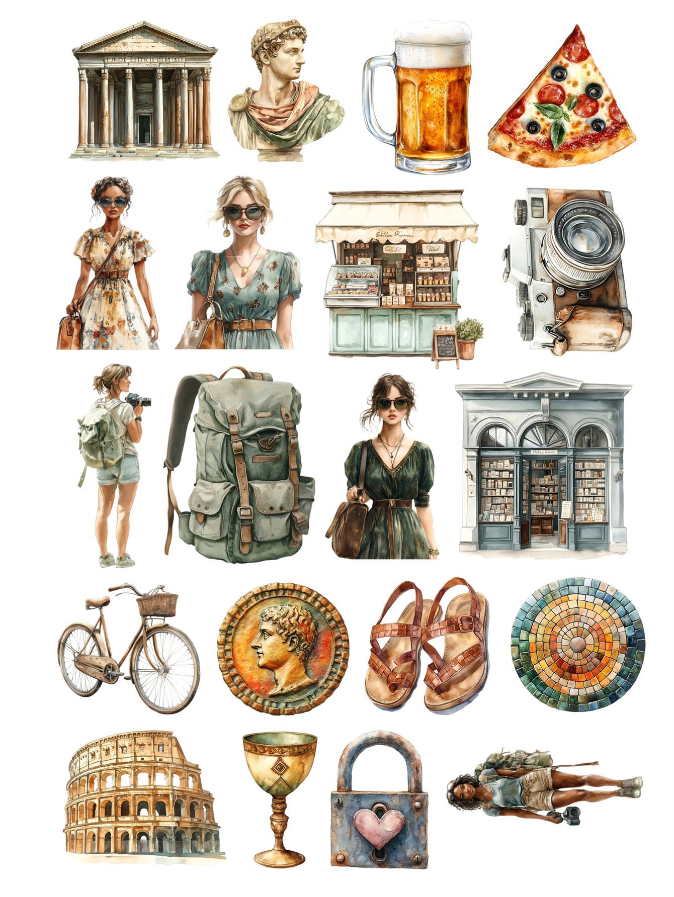 20pcs Cute Cartoon Romantic Italian travel girl Stickers Graffiti Decals Laptop Motorcycle Scrapbook Phone Waterproof Sticker белый
20pcs Cute Cartoon Romantic Italian travel girl Stickers Graffiti Decals Laptop Motorcycle Scrapbook Phone Waterproof Sticker белый