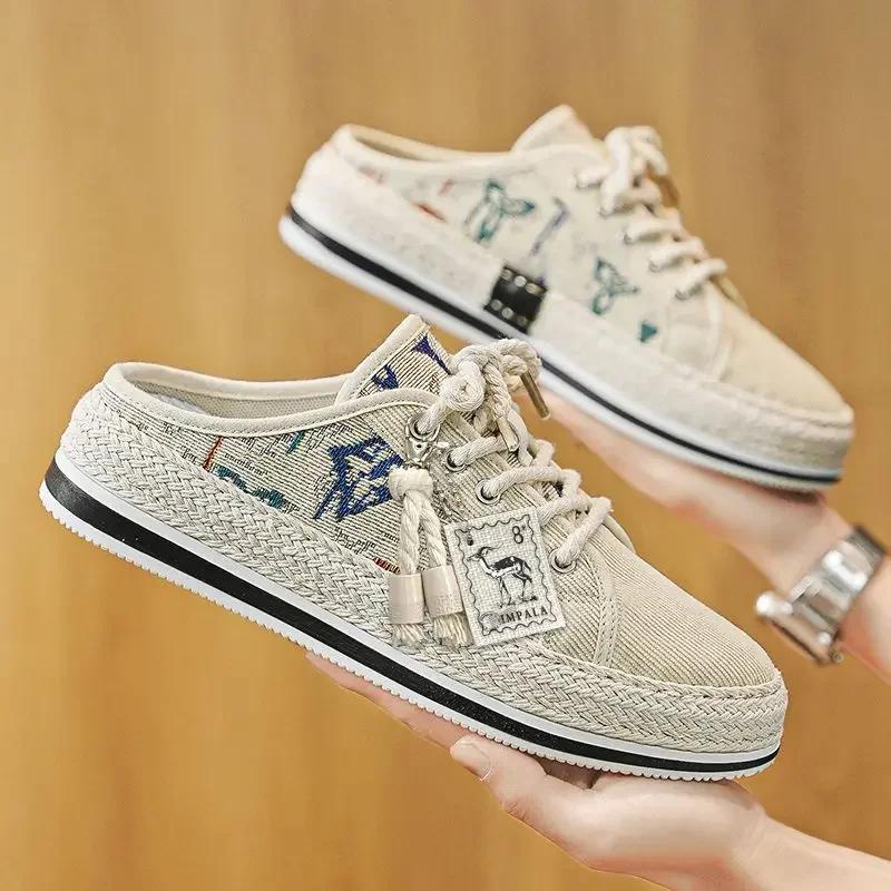 Обувь Летние мюли полусандалии мужские парусиновые тапочки для мужчин Оригинальный дизайнерский люкс высокого качества модные резиновые повседневные взрослые 39
Обувь Летние мюли полусандалии мужские парусиновые тапочки для мужчин Оригинальный дизайнерский люкс высокого качества модные резиновые повседневные взрослые 39