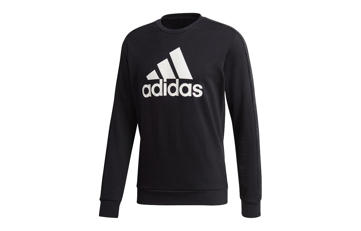Adidas Sweatshirts Men s Black Crew Neck Moderate Regular GJ6590 M
Adidas Sweatshirts Men s Black Crew Neck Moderate Regular GJ6590 M