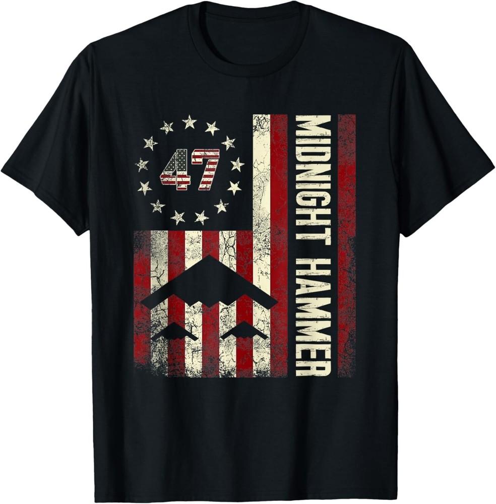Retro Operation Midnight Hammer With American Flag Trump Unisex T-Shirt 4XL
Retro Operation Midnight Hammer With American Flag Trump Unisex T-Shirt 4XL
