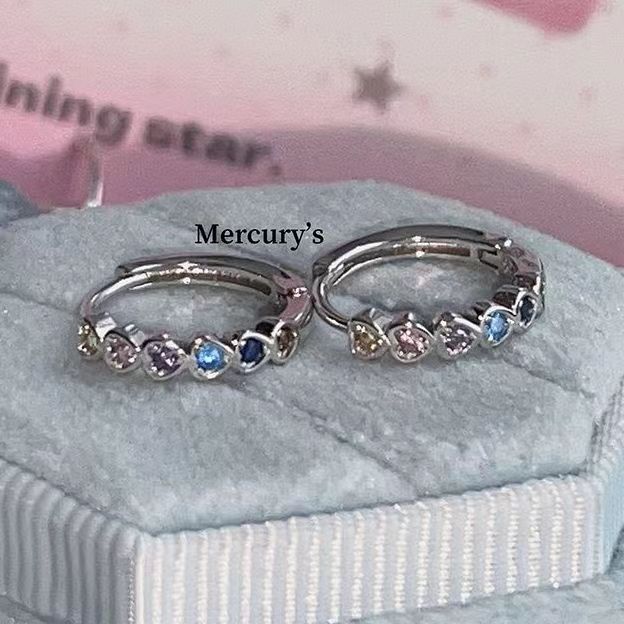 Color zircon love ear buckle daily heart-shaped rainbow earrings versatile niche simple commuter earrings
Color zircon love ear buckle daily heart-shaped rainbow earrings versatile niche simple commuter earrings