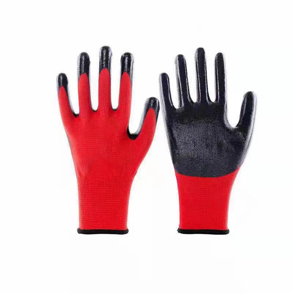 1 Pair Nylon Safety Working Gloves Premium Nitrile Coated Builders Gardening Grip Excellent Industrial Protective Work Gloves червоний
1 Pair Nylon Safety Working Gloves Premium Nitrile Coated Builders Gardening Grip Excellent Industrial Protective Work Gloves червоний