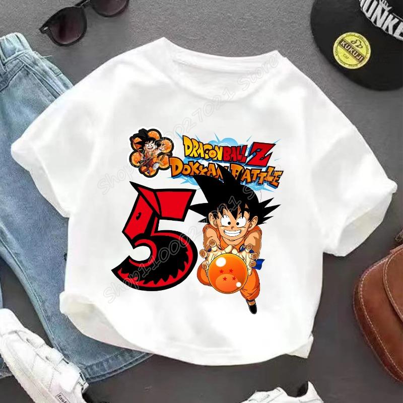 Dragon Ball Goku T-shirt for Children Birthday Figure Tee Top White Clothing Fashion Base Round Neck Cartoon Clothes Kids Gift 150
Dragon Ball Goku T-shirt for Children Birthday Figure Tee Top White Clothing Fashion Base Round Neck Cartoon Clothes Kids Gift 150