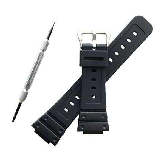 Genuine CASIO G-Shock replacement band (urethane band) for GW-M5600 and GW-M5610 models. (Part number: 10512401) (Includes spring bar removal tool
Genuine CASIO G-Shock replacement band (urethane band) for GW-M5600 and GW-M5610 models. (Part number: 10512401) (Includes spring bar removal tool