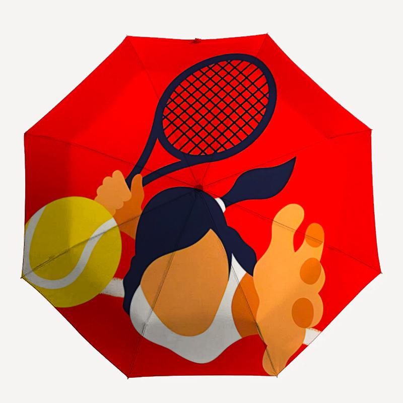 1pc Tennis Player Automatic Folding Umbrella Portable Collapsible 8-Rib Umbrella for All Seasons, Casual Outdoor Accessory, B10
1pc Tennis Player Automatic Folding Umbrella Portable Collapsible 8-Rib Umbrella for All Seasons, Casual Outdoor Accessory, B10