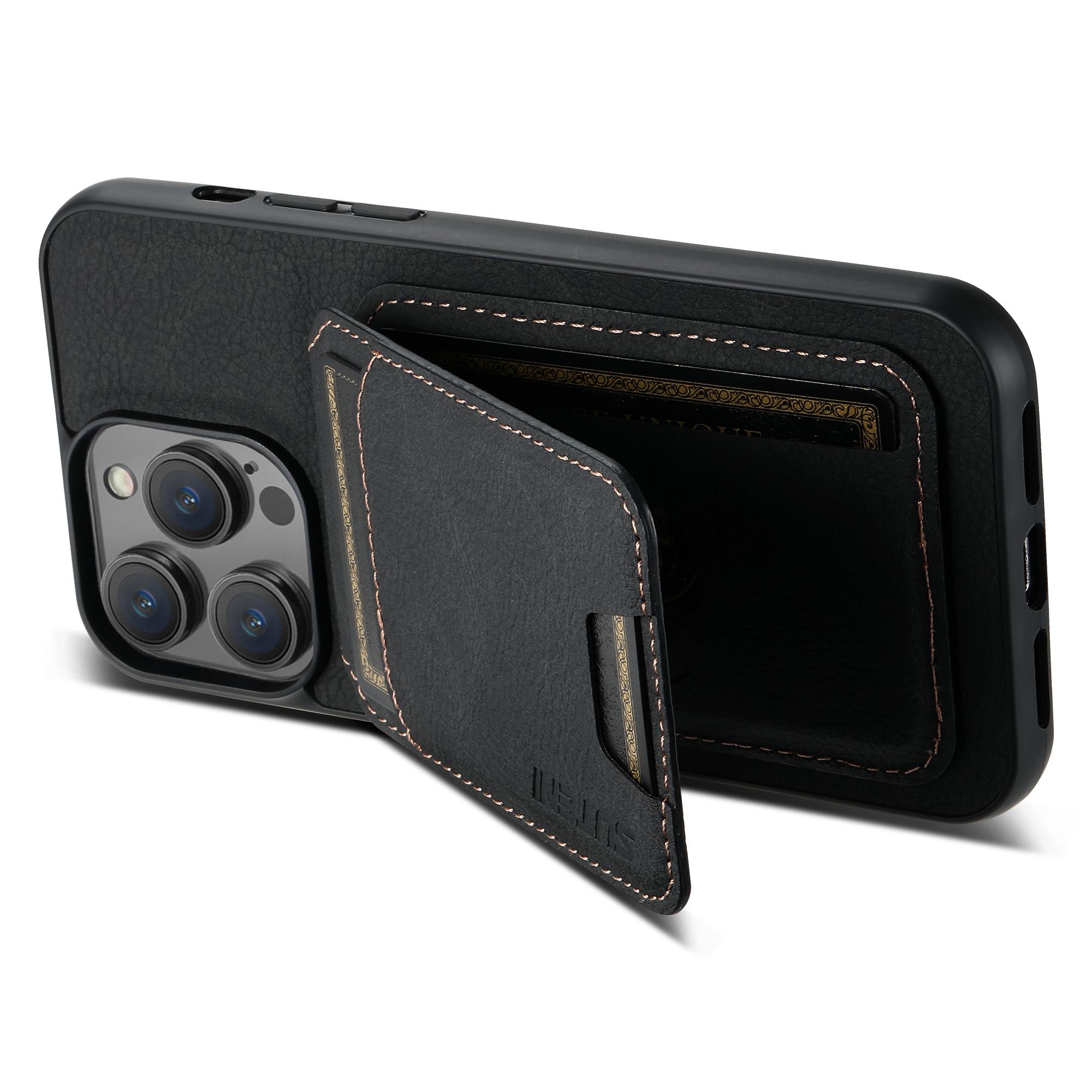 SUTENI H02 For iPhone 11 Pro Max Case Litchi Texture Kickstand Card Slots Protective Shell Black
SUTENI H02 For iPhone 11 Pro Max Case Litchi Texture Kickstand Card Slots Protective Shell Black