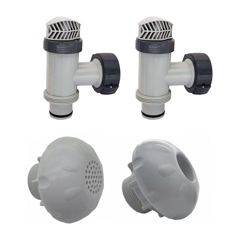 Outlet Strainer Grids 1.5 Inlet Nozzle And Plunger Valve For Above Ground Pool Parts For Sand Pump Hose Adapter
Outlet Strainer Grids 1.5 Inlet Nozzle And Plunger Valve For Above Ground Pool Parts For Sand Pump Hose Adapter