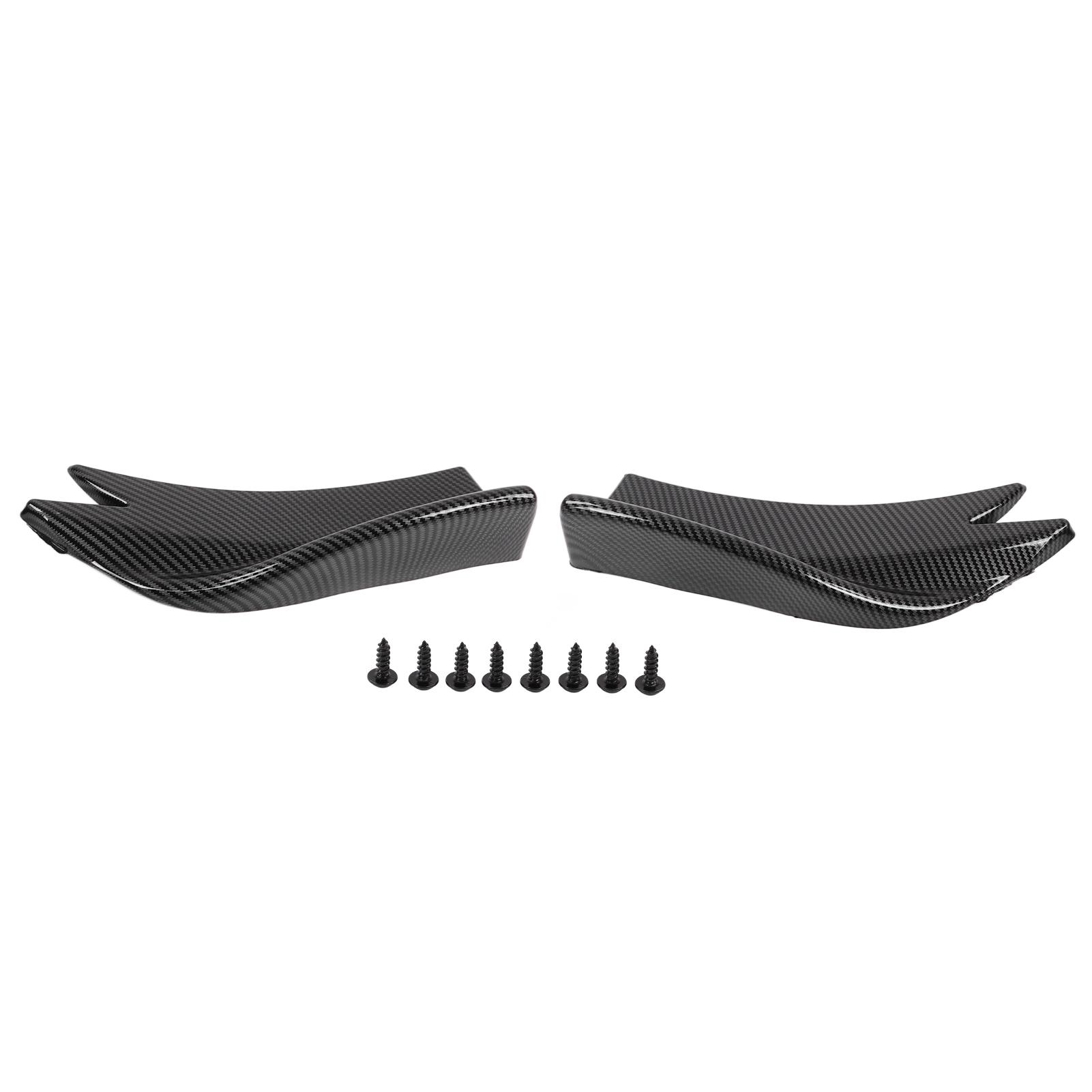 2pcs Rear Bumper Side Spoiler Carbon Fiber Style Surround Decoration Universal for Car
2pcs Rear Bumper Side Spoiler Carbon Fiber Style Surround Decoration Universal for Car