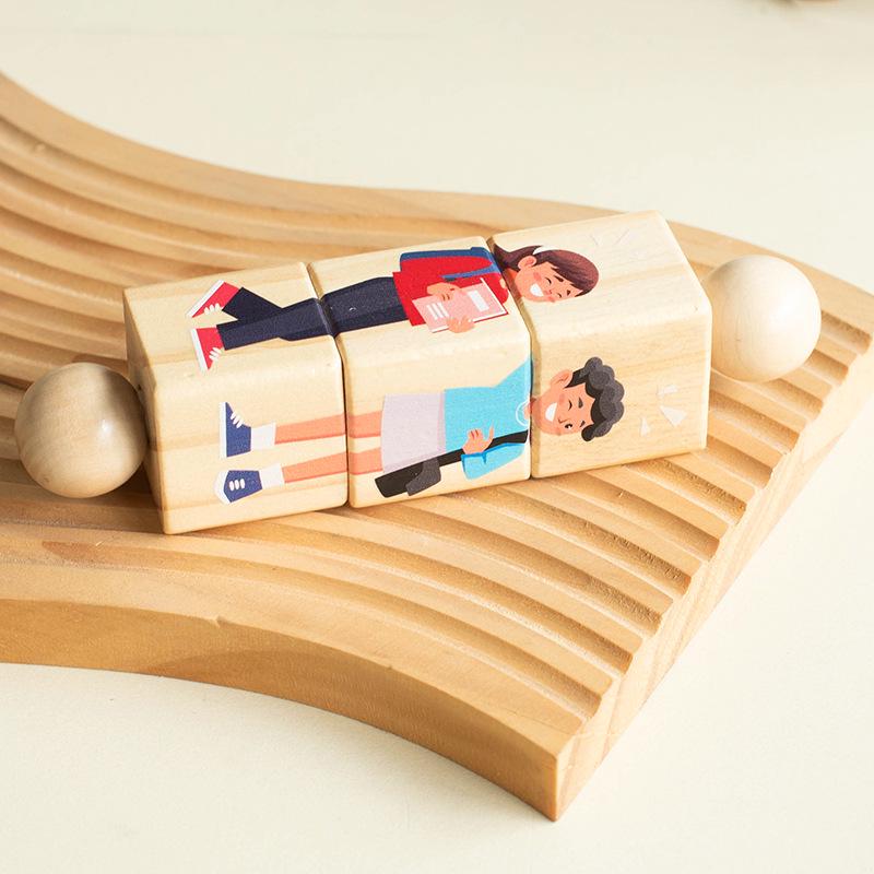 Wooden Cognitive Grasping Puzzle Blocks for Toddlers (Ages 0-3)
Wooden Cognitive Grasping Puzzle Blocks for Toddlers (Ages 0-3)