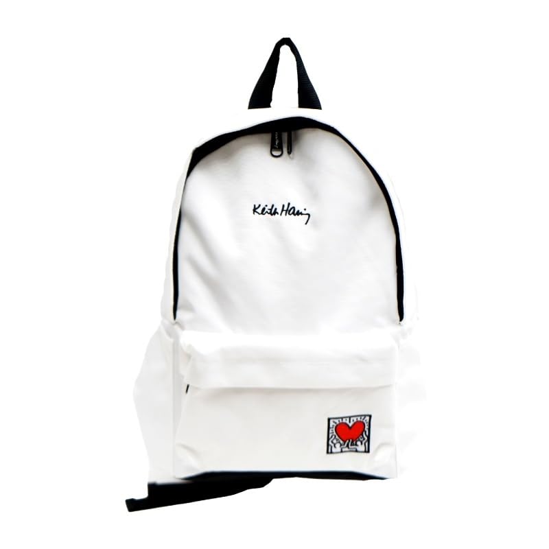 Keith Haring Daypack Backpack, Large, 20L, Simple Design with Logo, Perfect for Everyday Use, School, and Outings, 15606 (White)
Keith Haring Daypack Backpack, Large, 20L, Simple Design with Logo, Perfect for Everyday Use, School, and Outings, 15606 (White)