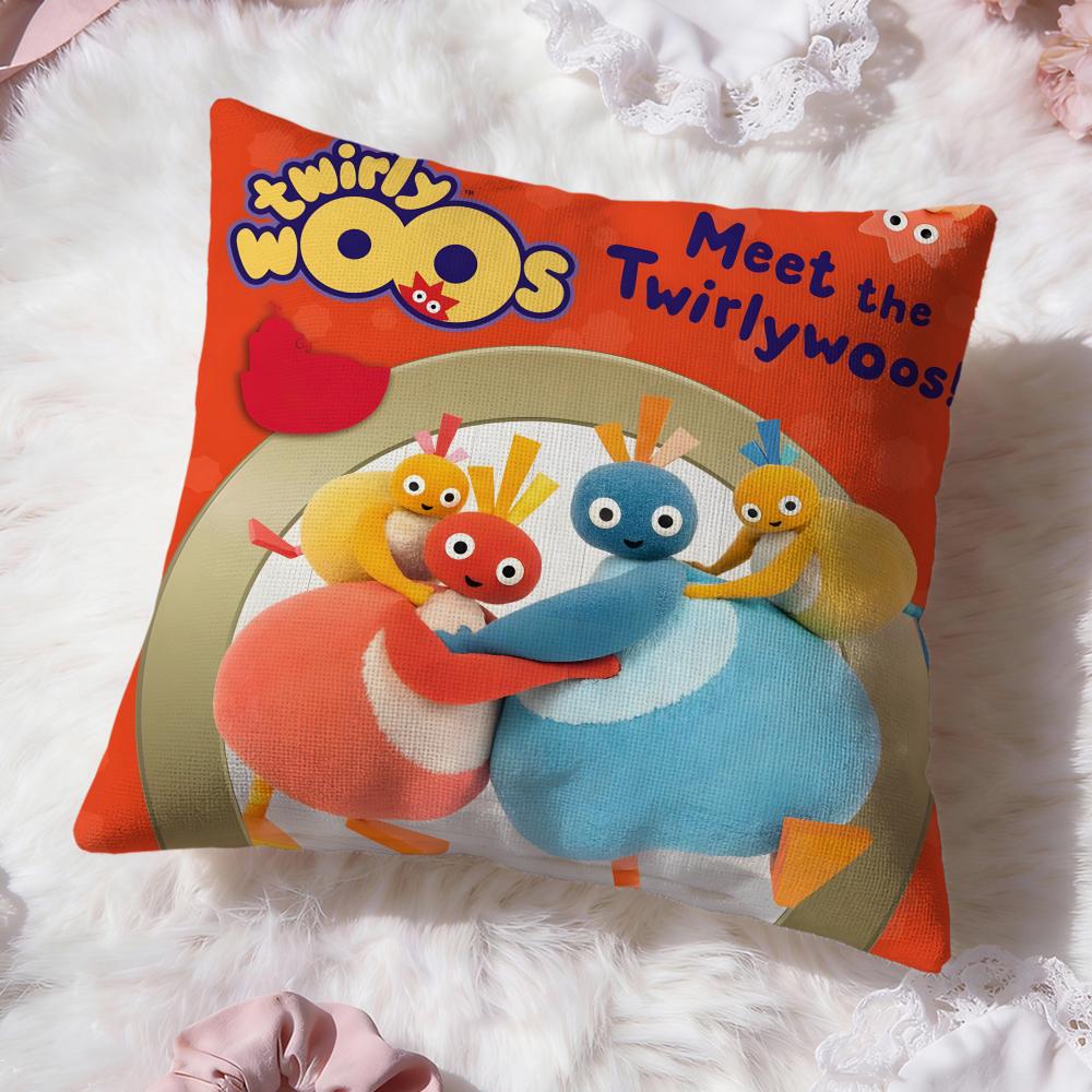 Twirlywoos cartoon Cushion Cover Premium Comfort Reversible Pillow Cove -Two in One Design for Any Room & Car Interior 40cmx40cm
Twirlywoos cartoon Cushion Cover Premium Comfort Reversible Pillow Cove -Two in One Design for Any Room & Car Interior 40cmx40cm