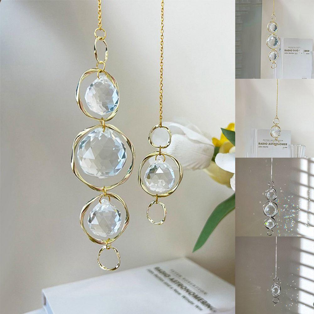 Crystal Glass Sun Catcher Gold Silver Rainbow Prisms Pendant New Drop Ornament Home Decoration Gold-1
Crystal Glass Sun Catcher Gold Silver Rainbow Prisms Pendant New Drop Ornament Home Decoration Gold-1