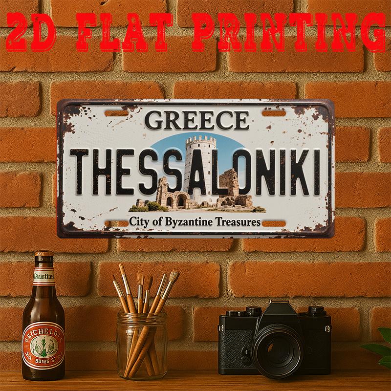 D Printed Sign One Piece Vintage Metal Tin Sign Decorative Plaque And Sign Thessaloniki Byzantine Treasure City Sign 15x30cm(5.9x7.8inch)
D Printed Sign One Piece Vintage Metal Tin Sign Decorative Plaque And Sign Thessaloniki Byzantine Treasure City Sign 15x30cm(5.9x7.8inch)