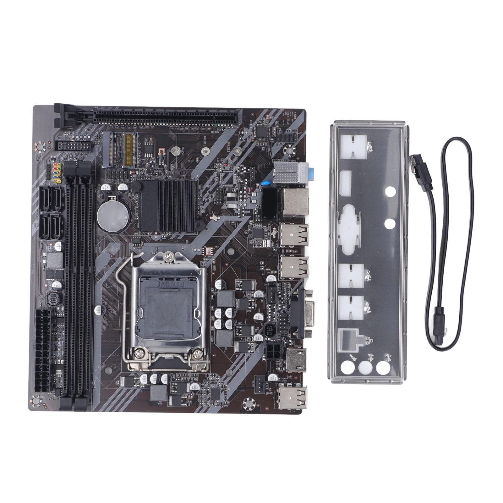 H61 S Gaming Motherboard Professional Dual DDR3 Memory Slots SATA2.0 Interface LGA1155 M.2 Computer
H61 S Gaming Motherboard Professional Dual DDR3 Memory Slots SATA2.0 Interface LGA1155 M.2 Computer