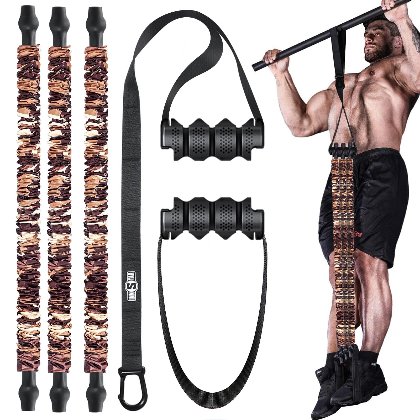 INNSTAR Adjustable Assist Tube for Strength Training and Bars Pull-Up Pull-Ups, Tubes, Pull-Up (Brown)
INNSTAR Adjustable Assist Tube for Strength Training and Bars Pull-Up Pull-Ups, Tubes, Pull-Up (Brown)