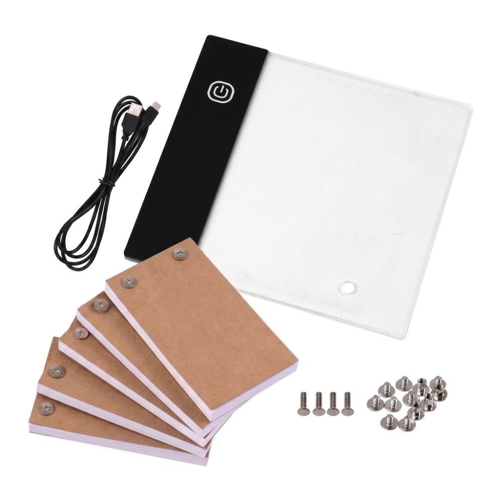 Ultra Thin Flip Book Kit 5.1 x 3.3in LED Light Pad Hand Drawing Board Stop Motion Animation 130X85MM
Ultra Thin Flip Book Kit 5.1 x 3.3in LED Light Pad Hand Drawing Board Stop Motion Animation 130X85MM