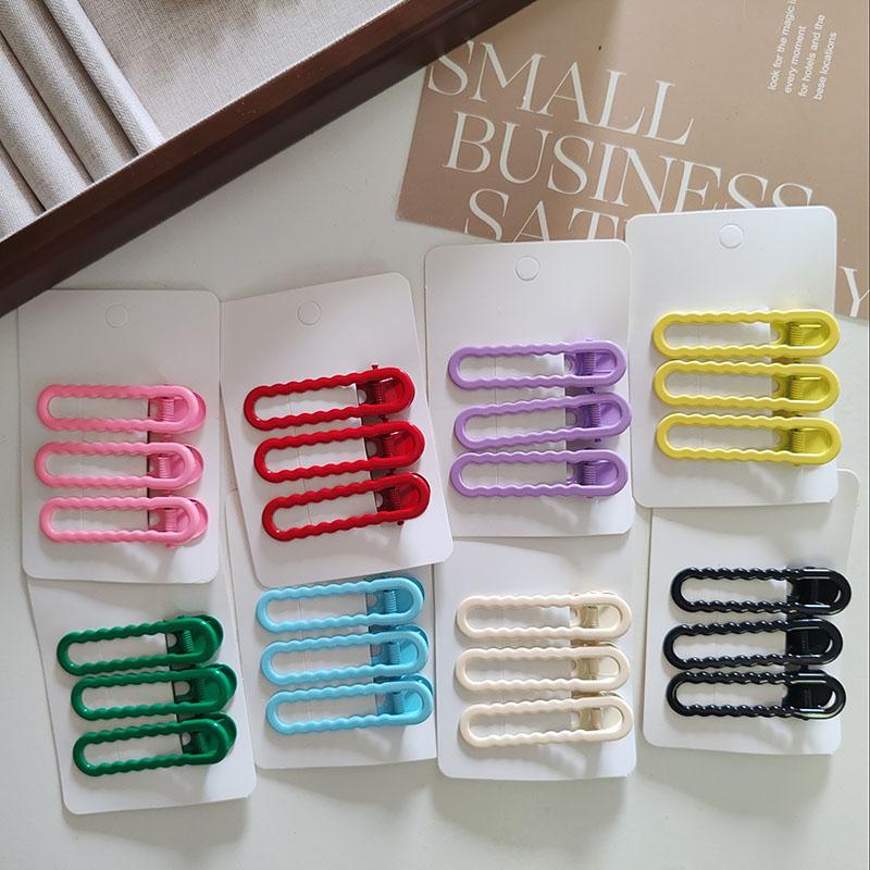 3pc Fashion Colorful Alloy Hair Side Clips for Women Girls Kids Child Hairpin Gift Hair Accessories Headwear Ornament
3pc Fashion Colorful Alloy Hair Side Clips for Women Girls Kids Child Hairpin Gift Hair Accessories Headwear Ornament
