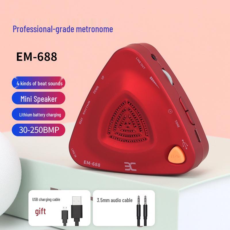 Yinuo EM-688 Electronic Vocal Metronome for Piano, Guitar, Drums, Guzheng, and Violin червоний
Yinuo EM-688 Electronic Vocal Metronome for Piano, Guitar, Drums, Guzheng, and Violin червоний