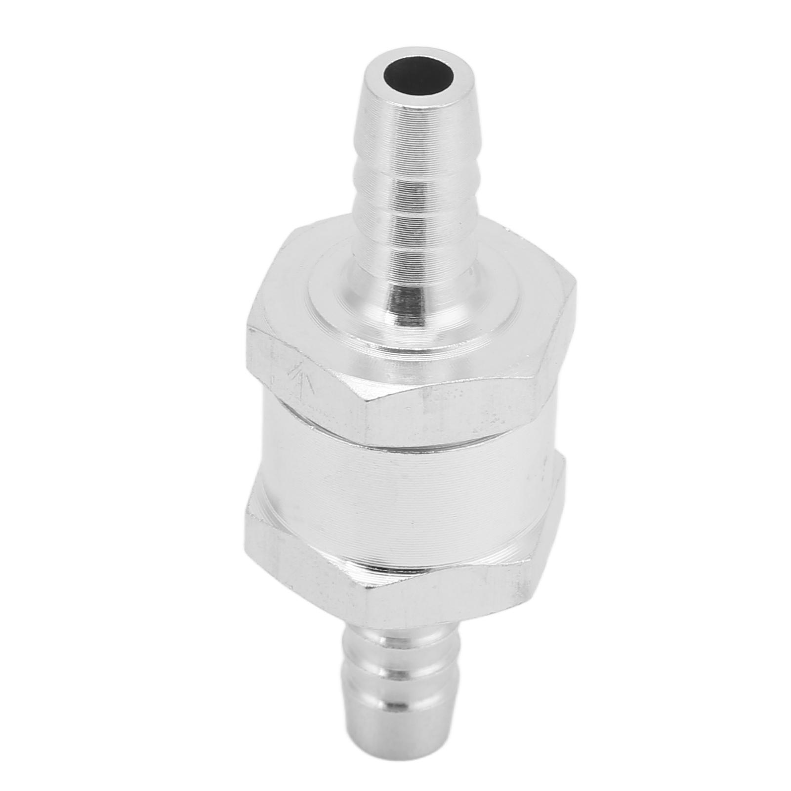 Aluminum Alloy Check Valve Non Return One Way Check Valve Aluminum Alloy Universal for Fuel Gasoline Oil Petrol Diesel Water
Aluminum Alloy Check Valve Non Return One Way Check Valve Aluminum Alloy Universal for Fuel Gasoline Oil Petrol Diesel Water