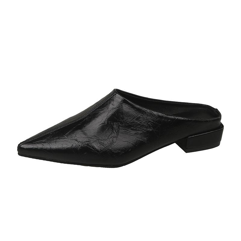 Spring 2026 Korean Version New Niche Pointed Toe Toe Flat Half Slippers for Women Wearing Low Heels on The Outside 42 чорний
Spring 2026 Korean Version New Niche Pointed Toe Toe Flat Half Slippers for Women Wearing Low Heels on The Outside 42 чорний