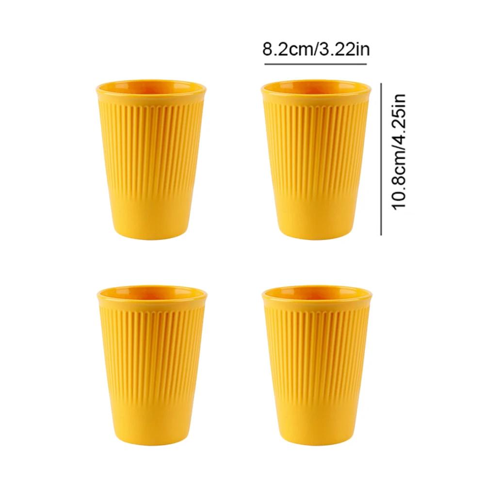 4 шт./набор Кружка из пшеничной соломы Многофункциональная Кружка для колы и кофе Пластиковая кружка для питья Детские кружки Многоразовые Портативные Чайные кружки Подарки жёлтый
4 шт./набор Кружка из пшеничной соломы Многофункциональная Кружка для колы и кофе Пластиковая кружка для питья Детские кружки Многоразовые Портативные Чайные кружки Подарки жёлтый
