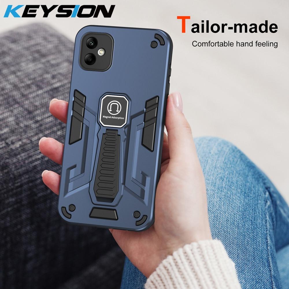 Протиударний броньований чохол KEYSION для Samsung A05 A04 A04e A03 Core A51 силіконовий + задня кришка телефону з підставкою для ПК для Galaxy M04 M53 5G for Samsung A05 червоний
Протиударний броньований чохол KEYSION для Samsung A05 A04 A04e A03 Core A51 силіконовий + задня кришка телефону з підставкою для ПК для Galaxy M04 M53 5G for Samsung A05 червоний