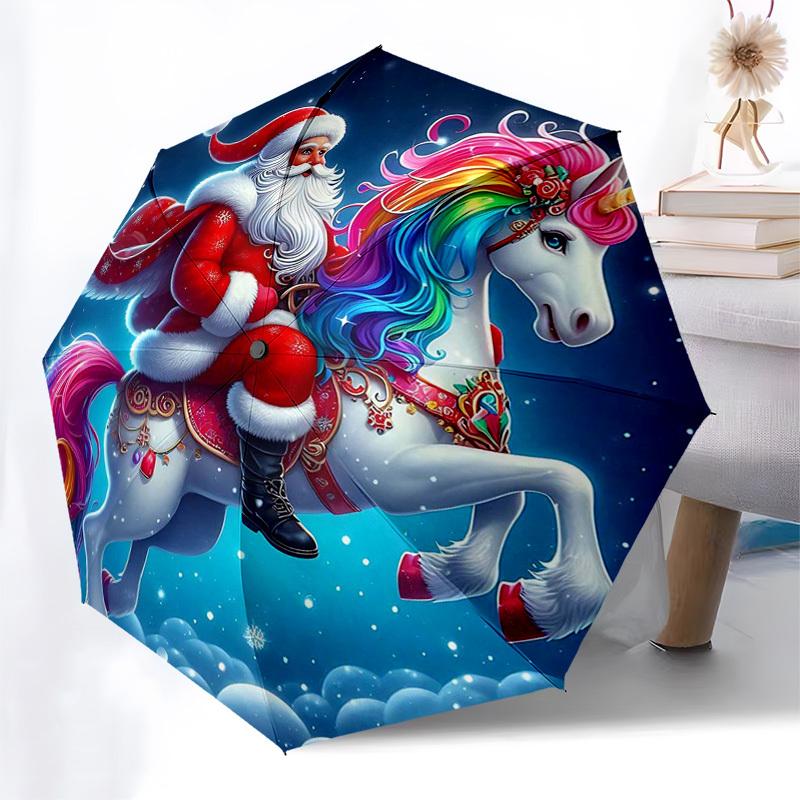 1pc Rainbow Unicorn Automatic Folding Umbrella, Portable 3-Fold Design with 8-Bone Iron Frame, Perfect for Festivals, Travel, Daily Use, and Gift Givi
1pc Rainbow Unicorn Automatic Folding Umbrella, Portable 3-Fold Design with 8-Bone Iron Frame, Perfect for Festivals, Travel, Daily Use, and Gift Givi