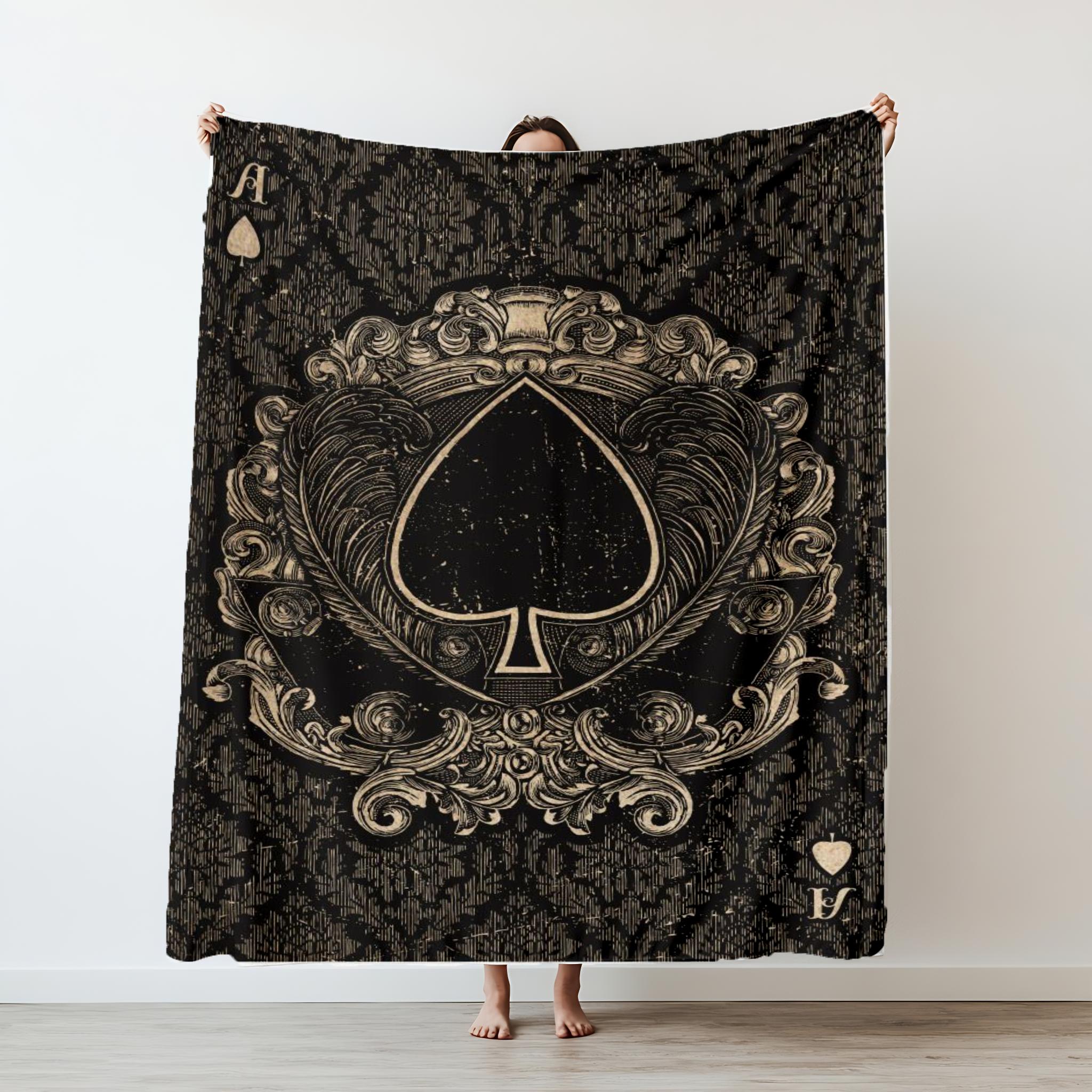 2025 New Poker Card Pattern Thin Blanket Blanket For Nap Time Sofa Bed Blanket As a gift for friends 130x150cm
2025 New Poker Card Pattern Thin Blanket Blanket For Nap Time Sofa Bed Blanket As a gift for friends 130x150cm