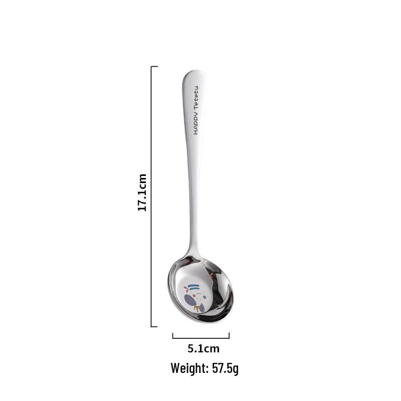 Ruhan 316 Stainless Steel Dog Design Soup Spoons (Set of 3)
Ruhan 316 Stainless Steel Dog Design Soup Spoons (Set of 3)