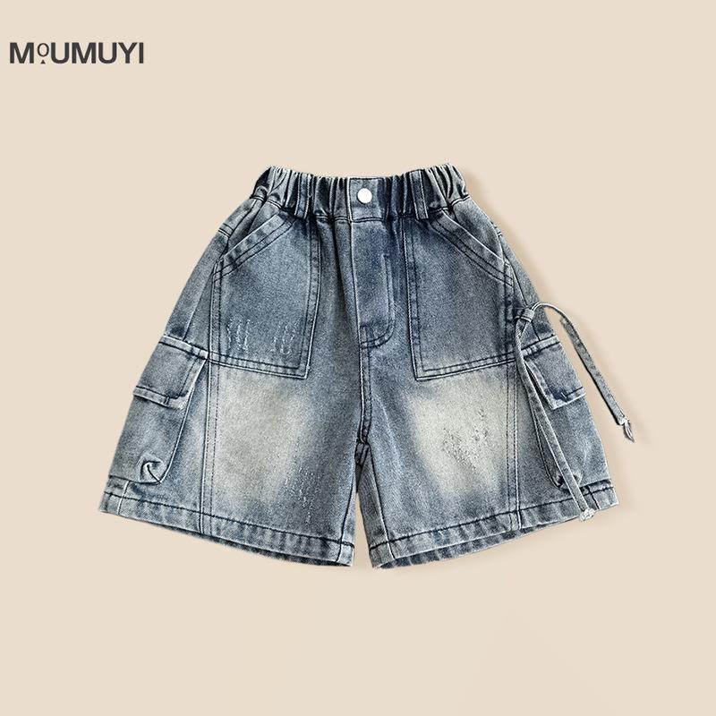 Boys Korean-Style Fashion Denim Shorts - Summer 2025 Trendy Casual 110 cm синій
Boys Korean-Style Fashion Denim Shorts - Summer 2025 Trendy Casual 110 cm синій
