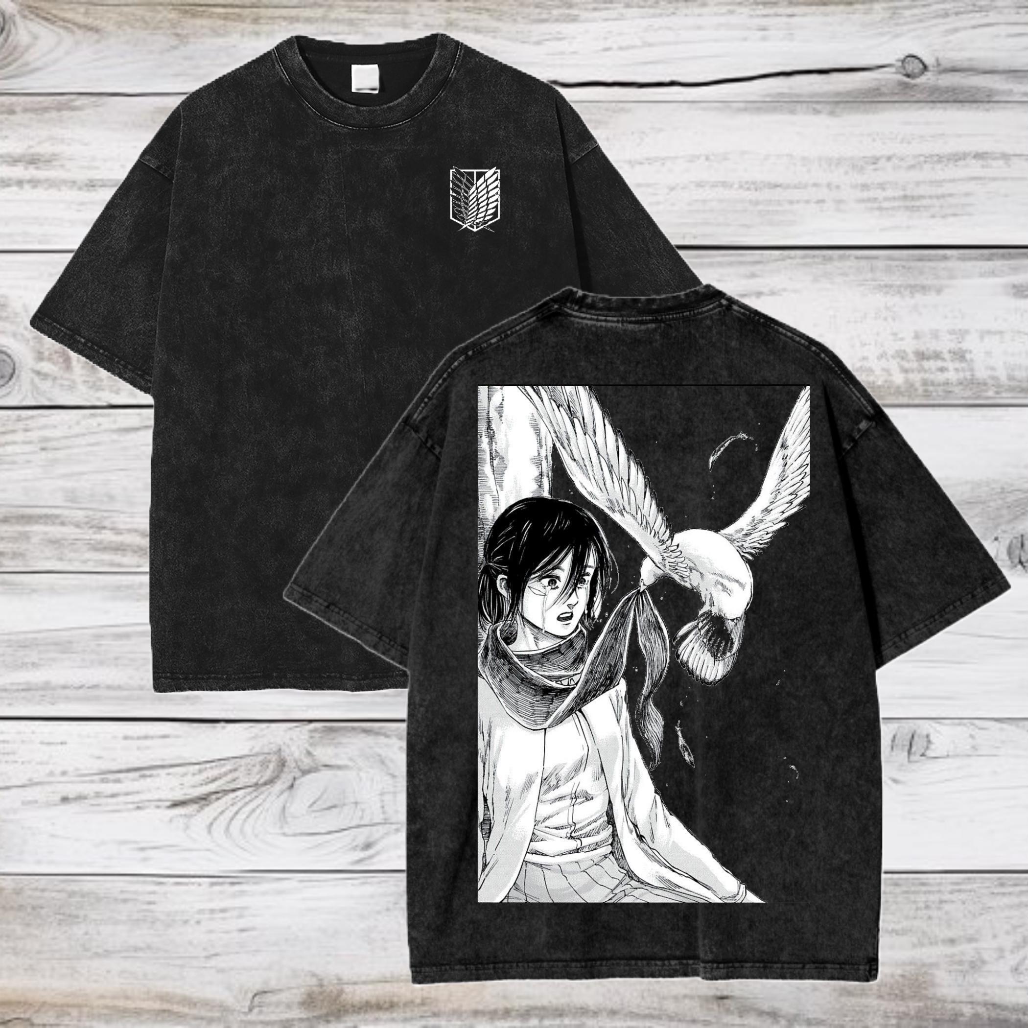 Mikasa Attack on Titan Graphic Tshirt Manga Vintage Washed Oversized T Shirt Men Women Clothing Cotton Short Sleeve Tee Shirt M
Mikasa Attack on Titan Graphic Tshirt Manga Vintage Washed Oversized T Shirt Men Women Clothing Cotton Short Sleeve Tee Shirt M