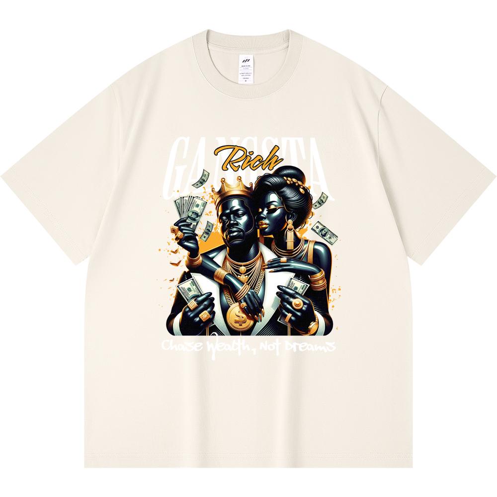 230GSM 100% Cotton T-Shirt Gansta Rich Print Tees Funny Harajuku Style Combed Cotton Tshirt XS абрикосовый
230GSM 100% Cotton T-Shirt Gansta Rich Print Tees Funny Harajuku Style Combed Cotton Tshirt XS абрикосовый