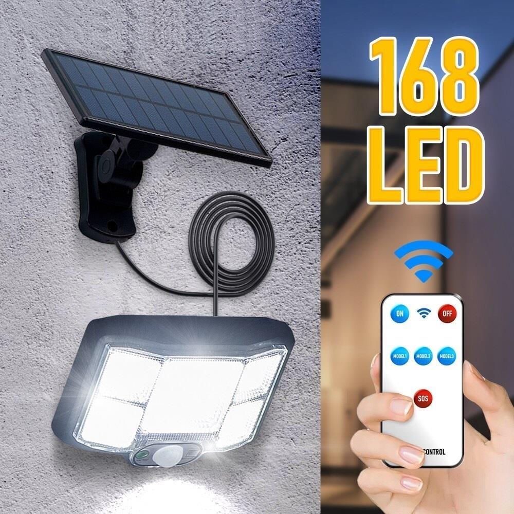 Upway Solar 168 LED 3-режимный настенный светильник с управлением на солнечной энергии и Wi-Fi
Upway Solar 168 LED 3-режимный настенный светильник с управлением на солнечной энергии и Wi-Fi