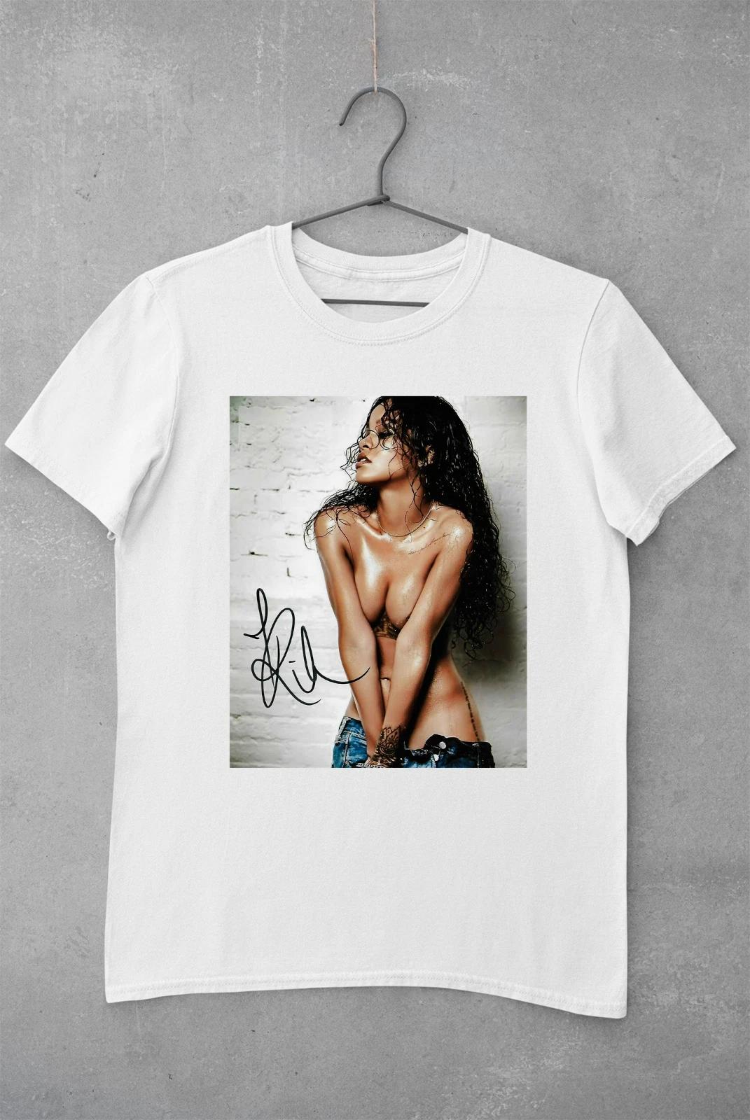 Rihanna Singned Men And Women T Shirt Size S To 4XL Cotton AE72 2XL
Rihanna Singned Men And Women T Shirt Size S To 4XL Cotton AE72 2XL