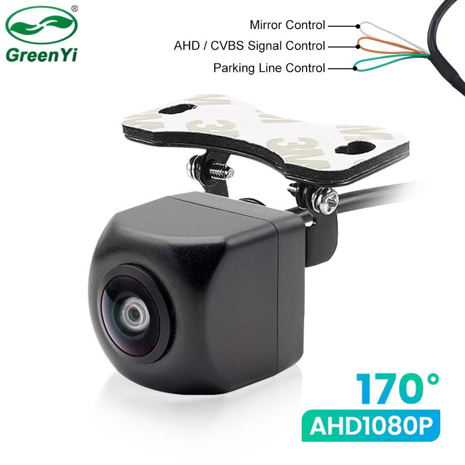 GreenYi AHD Car Rear View Camera Side/Front/Backup 170° Black Fisheye Lens Full HD Night Vision Waterproof Reversing Universal
GreenYi AHD Car Rear View Camera Side/Front/Backup 170° Black Fisheye Lens Full HD Night Vision Waterproof Reversing Universal