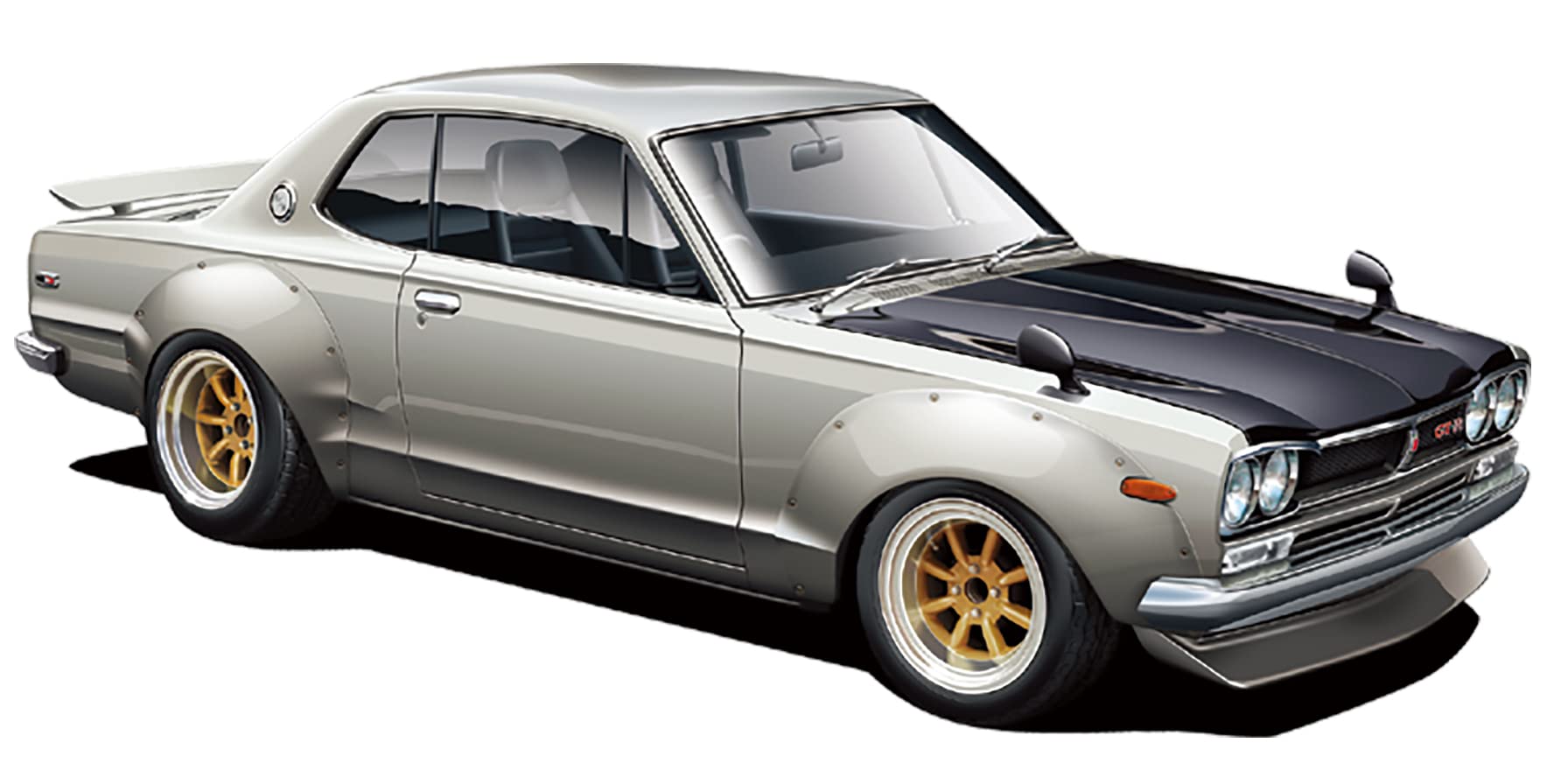 Fujimi Model Inch Up Series Skyline 2000 Full Works Specification 1/24 No.142 GT-R (KPGC10 Type) ID-142
Fujimi Model Inch Up Series Skyline 2000 Full Works Specification 1/24 No.142 GT-R (KPGC10 Type) ID-142