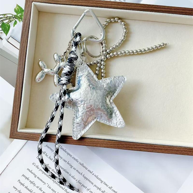 Сумка-бант из ПУ кожи в форме пятиконечной звезды, подвеска, милый аксессуар для сумки в стиле Y2K, женский рюкзак, подвеска one size серебряный
Сумка-бант из ПУ кожи в форме пятиконечной звезды, подвеска, милый аксессуар для сумки в стиле Y2K, женский рюкзак, подвеска one size серебряный