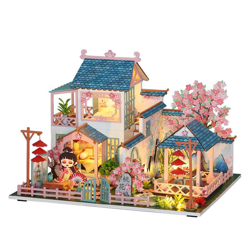 Retro DIY Wooden Chinese Courtyard Cottage House Figurines Miniature Kits With Furniture Home Decoration For Adult Handmade Gift
Retro DIY Wooden Chinese Courtyard Cottage House Figurines Miniature Kits With Furniture Home Decoration For Adult Handmade Gift