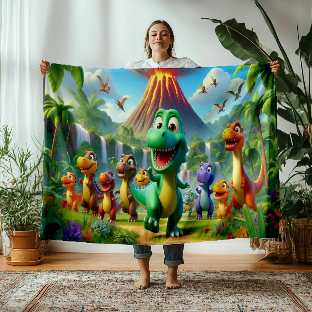 130×150cm Funny Cute Face dinosaur Thin Printed Fashion Blanket Camping Throw Bed Sofa Office Air Conditioning Soft Leisure 75x90cm
130×150cm Funny Cute Face dinosaur Thin Printed Fashion Blanket Camping Throw Bed Sofa Office Air Conditioning Soft Leisure 75x90cm