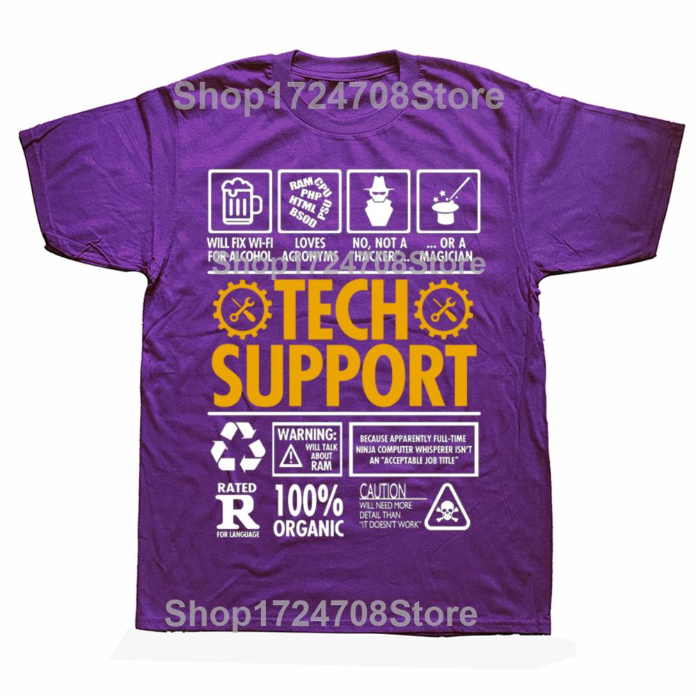 Tech Support Funny IT Helpdesk Graphic Tshirts Men Womens Fashion Casual Tshirt 100 Cotton Loose Oversized T Shirt 4XL
Tech Support Funny IT Helpdesk Graphic Tshirts Men Womens Fashion Casual Tshirt 100 Cotton Loose Oversized T Shirt 4XL